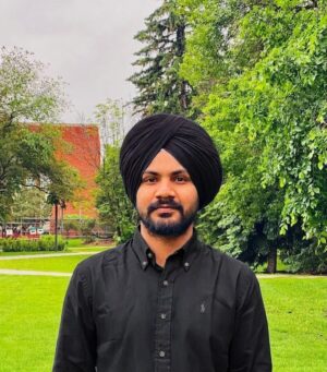 I come from a farming family in Barnala, Punjab, India and grew up with a close understanding of agricultural life long before pursuing it academically, observing the demands of sowing and harvest and the impact that crop performance has on a farming household. I completed my B.Sc. (Hons.) in Agriculture at Punjab Agricultural University (PAU), Ludhiana, where I developed a strong foundation across plant breeding, agronomy, soil science, plant pathology, entomology and horticulture. It was during this program that I developed a particular interest in plant breeding, recognizing its central role in improving crop productivity and resilience for farming communities such as my own. I am pleased to be part of the Cereal Breeding Lab, where I am able to pursue this interest through applied research. My current work examines the effects of genetics and agronomic practices on wheat quality, an area situated at the intersection of crop management and end-use value, with direct relevance to producers and the broader food supply chain. This research builds on my long-standing interest in field crop improvement and I am committed to contributing to sustainable cereal production in Canada and beyond.
